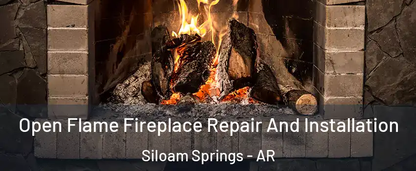  Open Flame Fireplace Repair And Installation Siloam Springs - AR